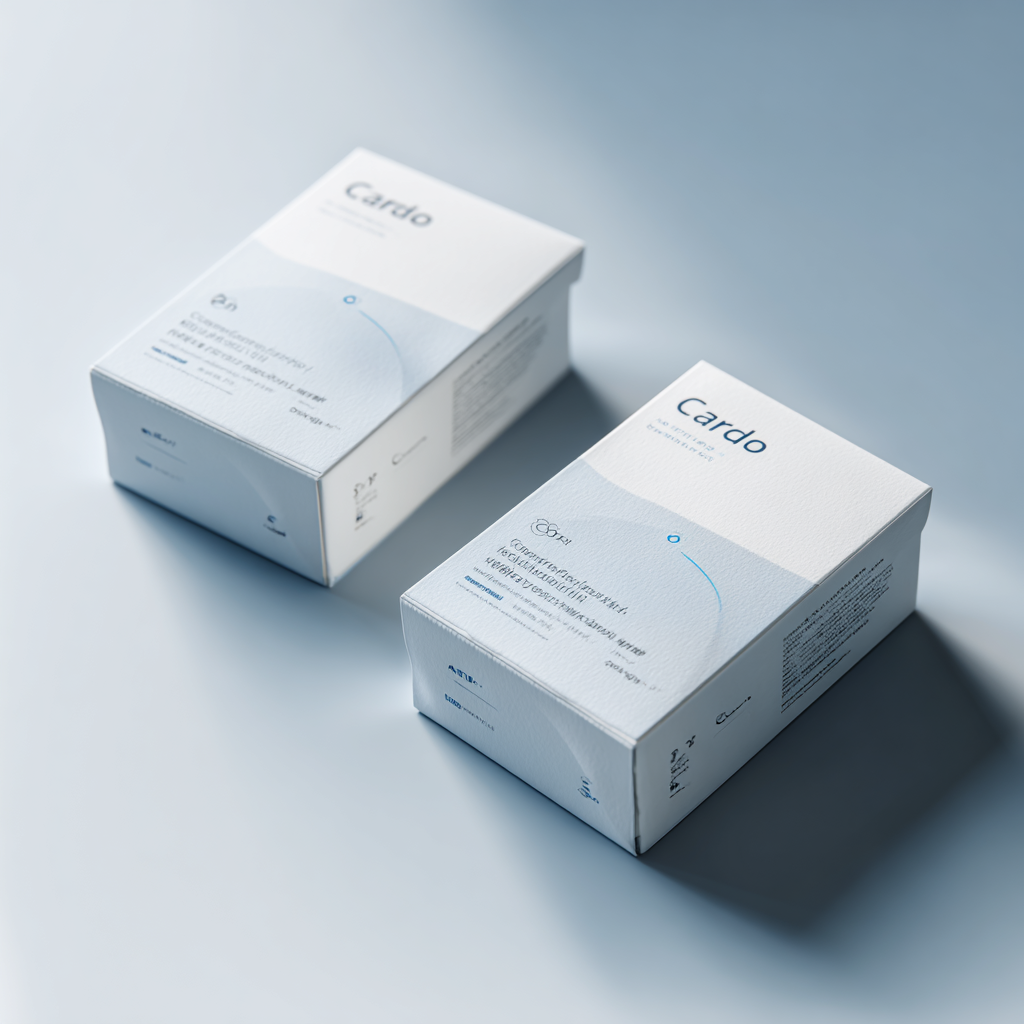 Cardo product package on neutral background
